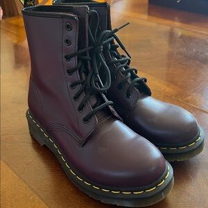 New Dr. Martens Boots in Rich Purple
